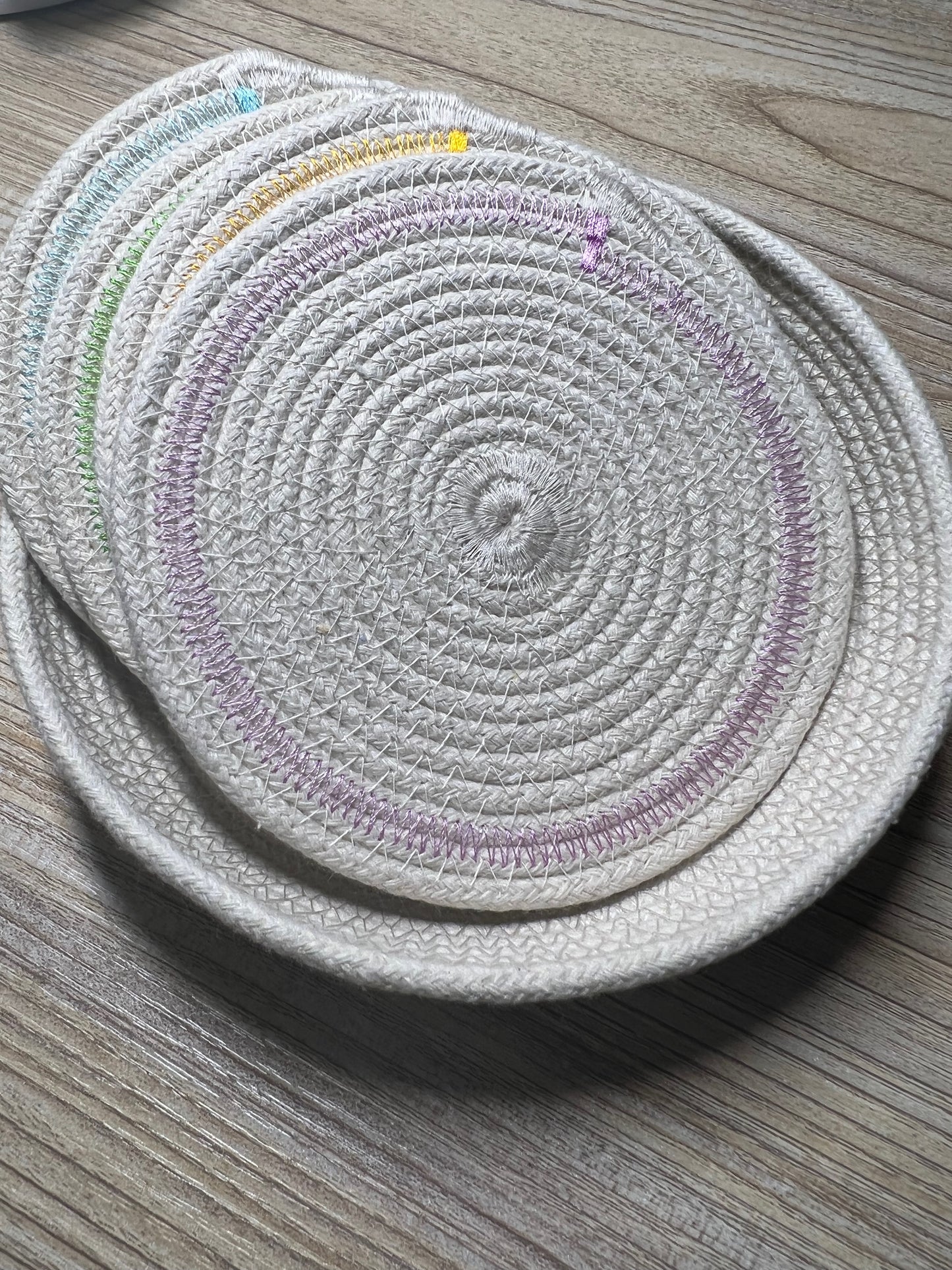 Colorful Coaster Set | Coasters & Coaster Holder Included