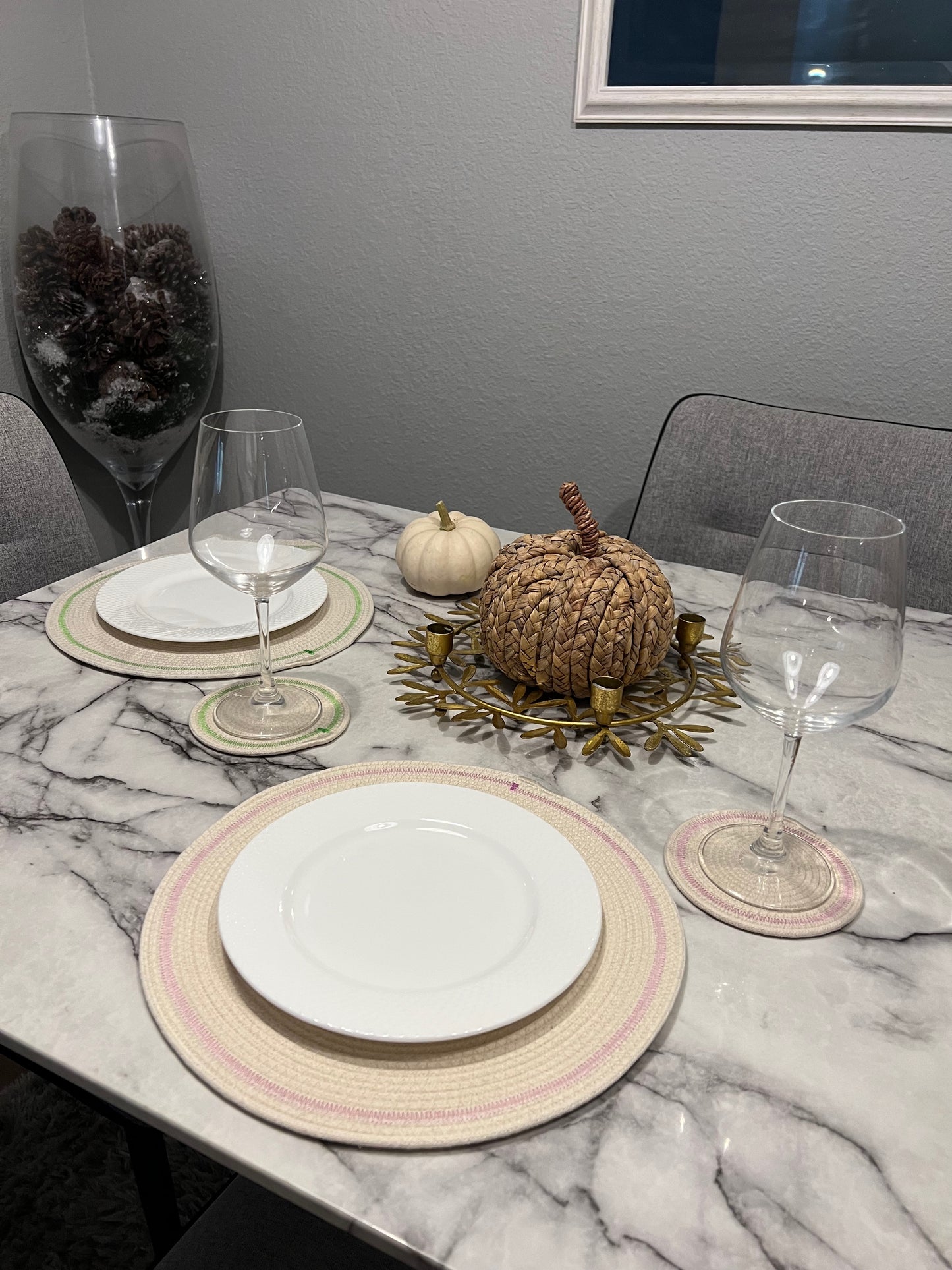 Table Placemats | Pack of 4 | Multi-Colored Heat Resistant Placemats