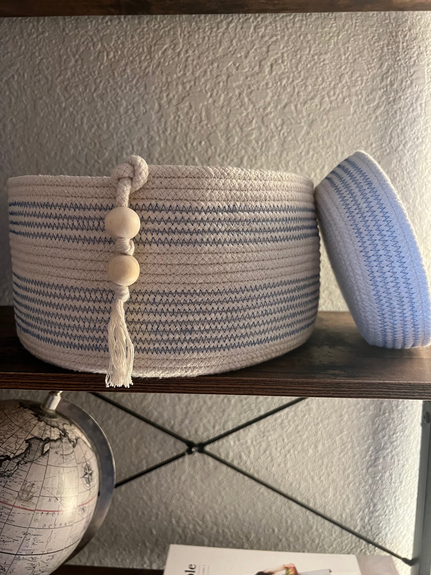 Blue Coastal Basket