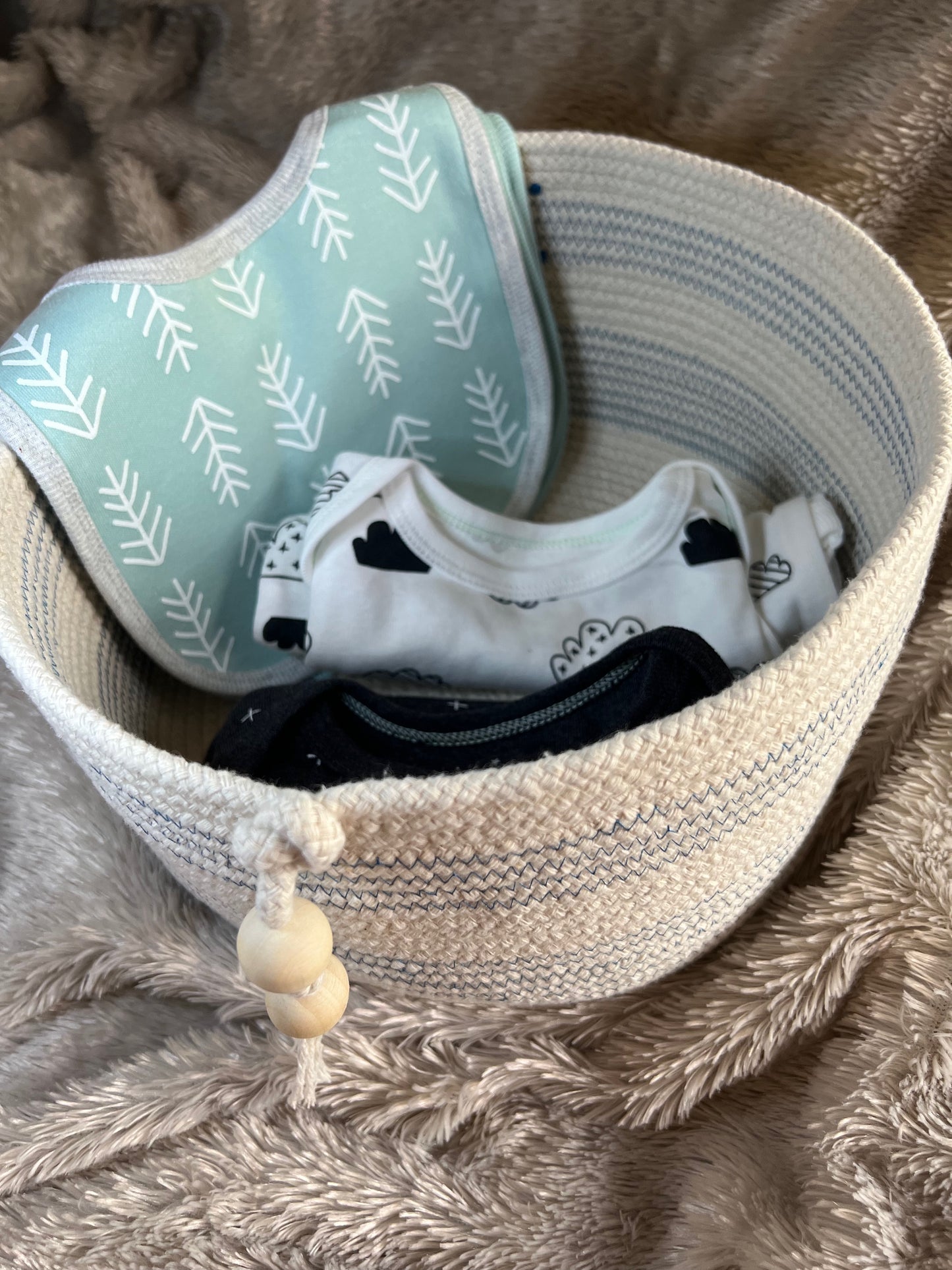 Blue Coastal Basket