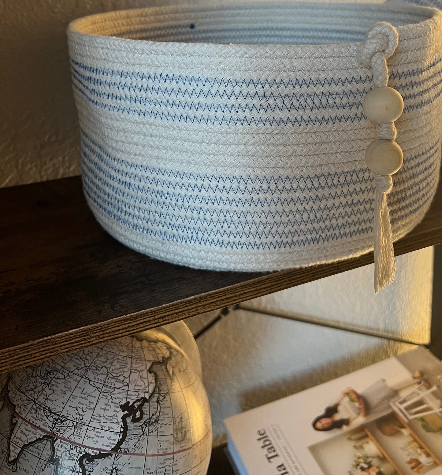 Blue Coastal Basket