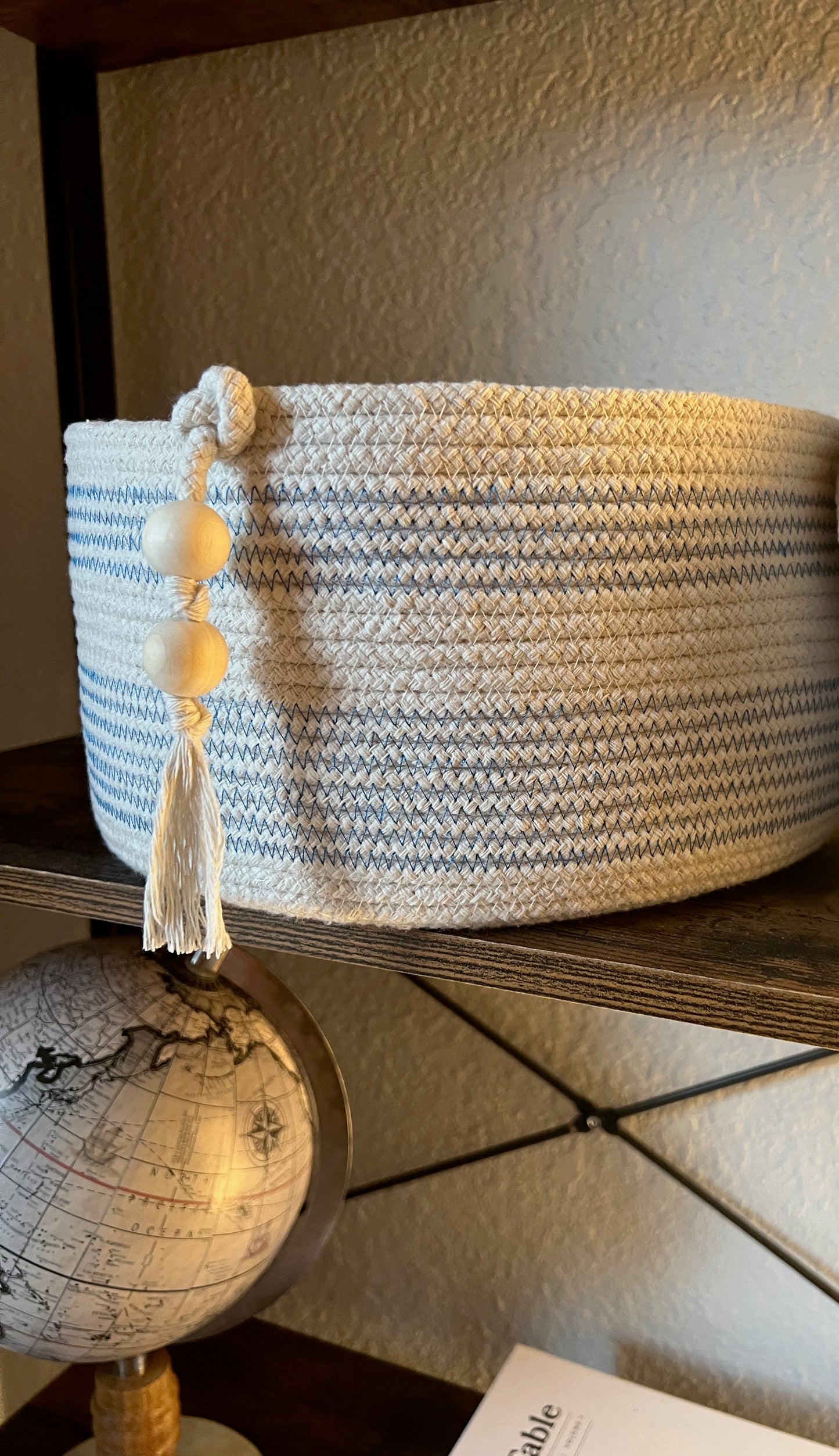 Blue Coastal Basket