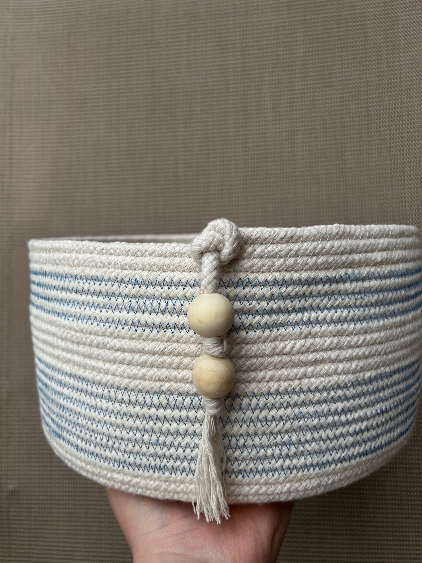 Blue Coastal Basket