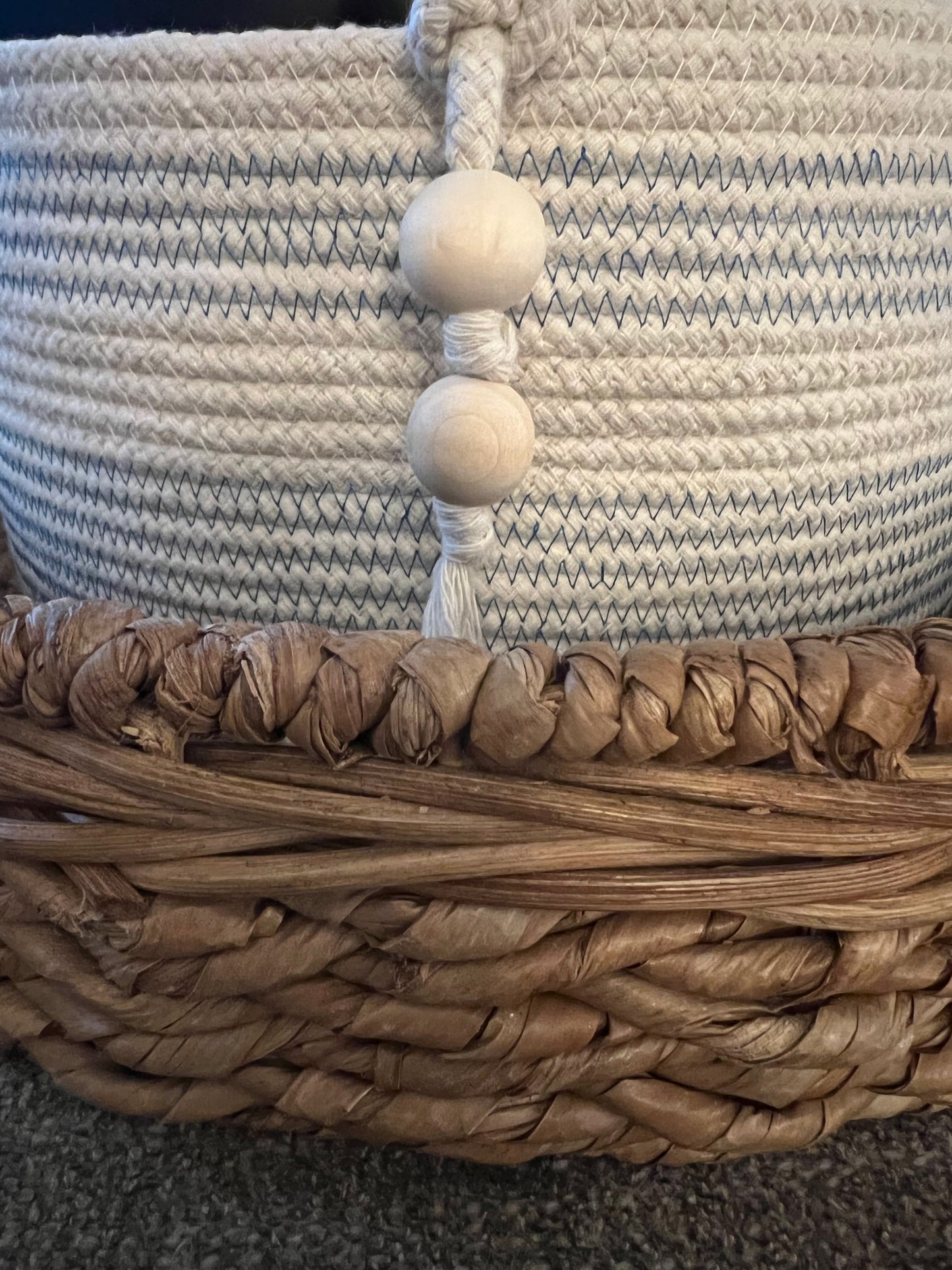 Blue Coastal Basket