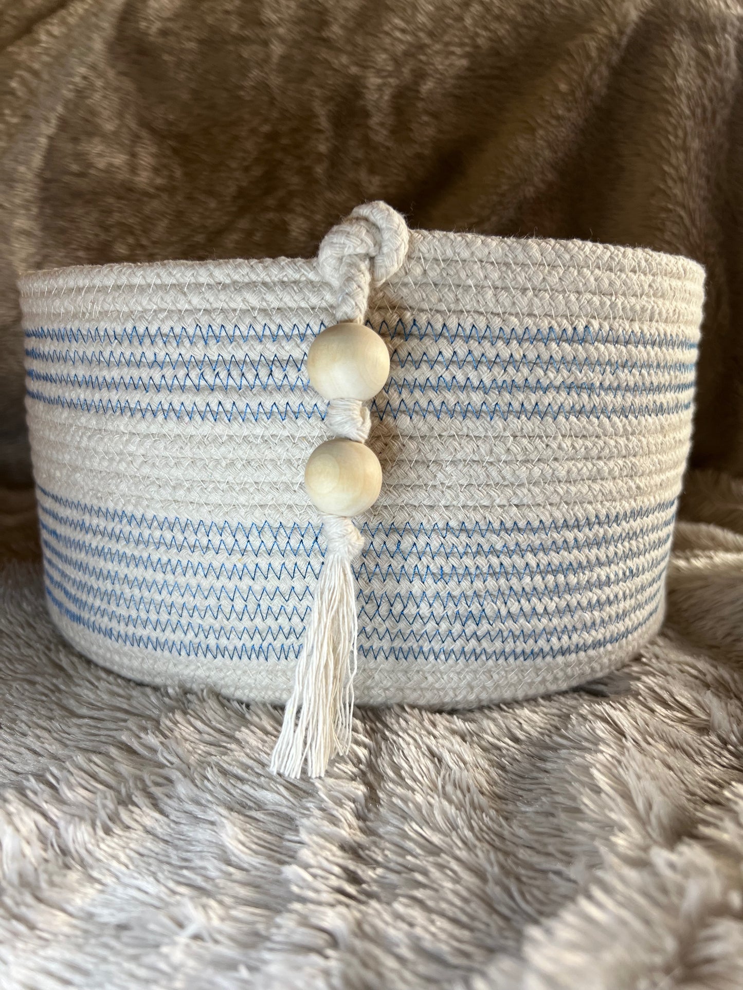 Blue Coastal Basket