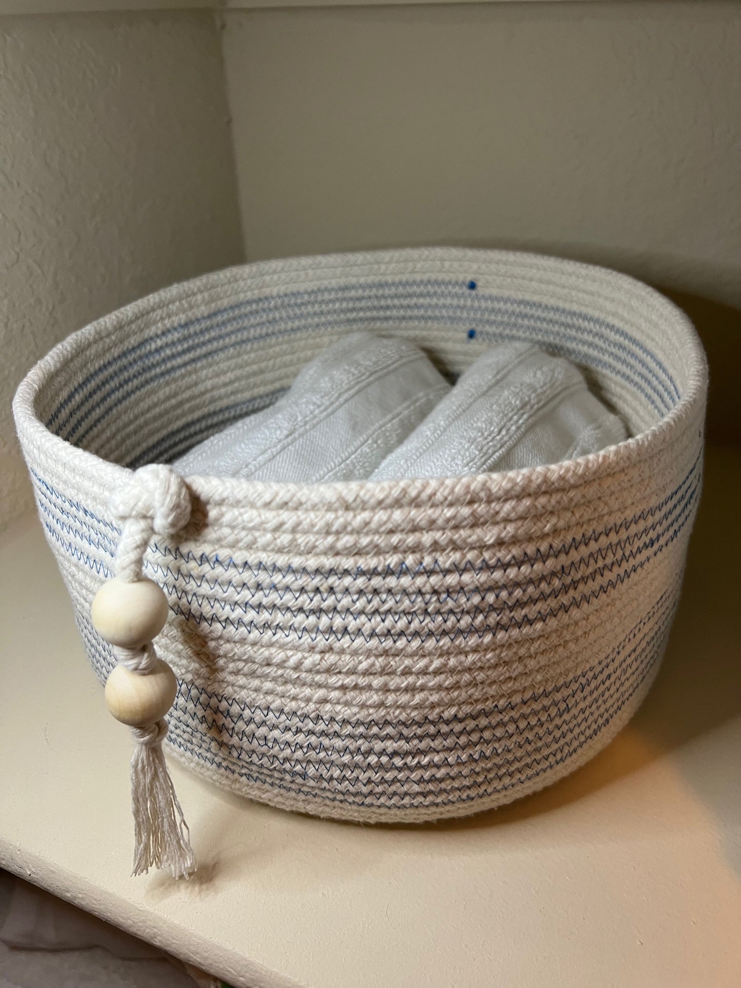 Blue Coastal Basket