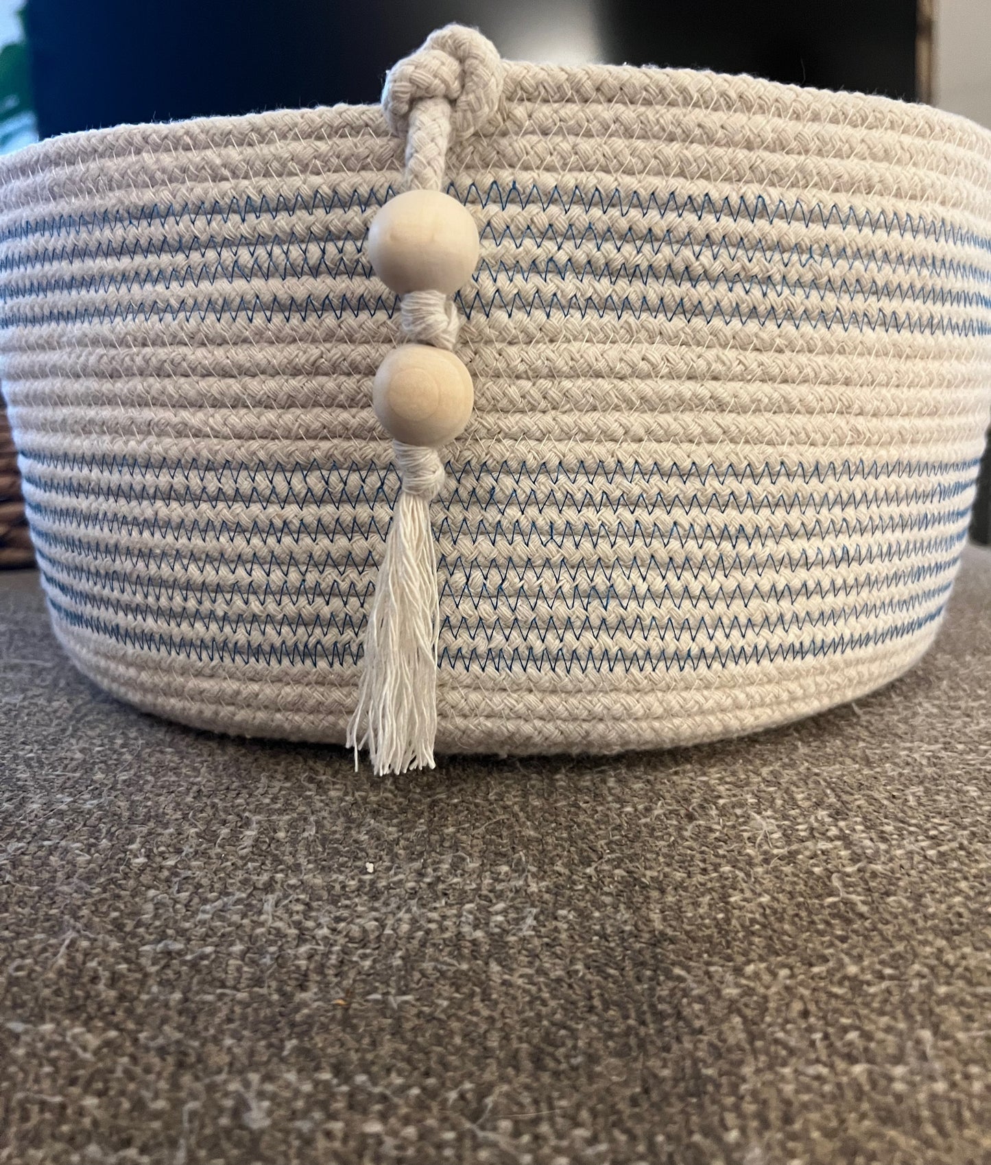 Blue Coastal Basket