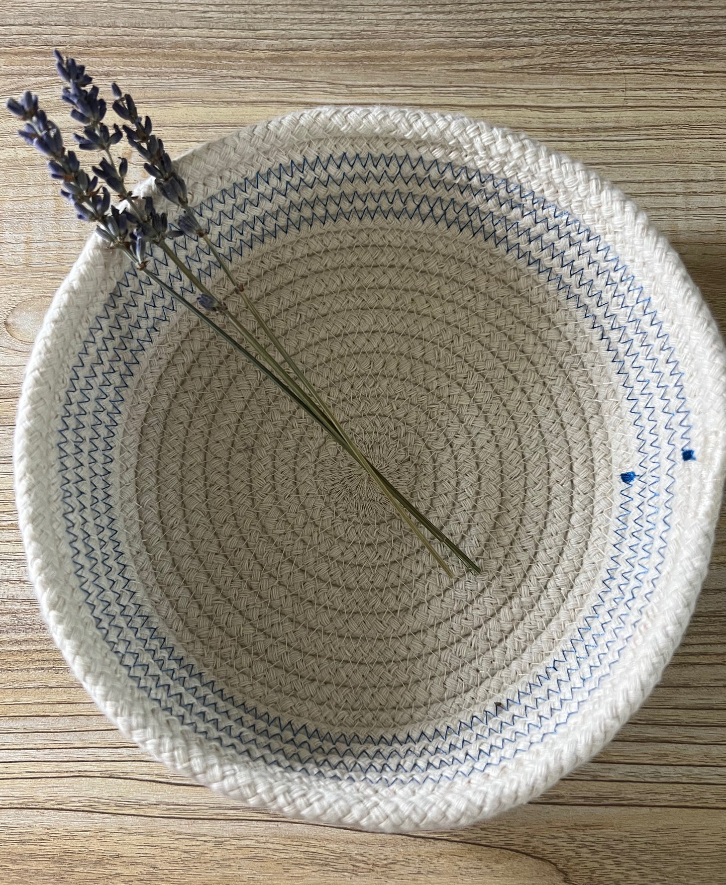 Blue Basket Tray