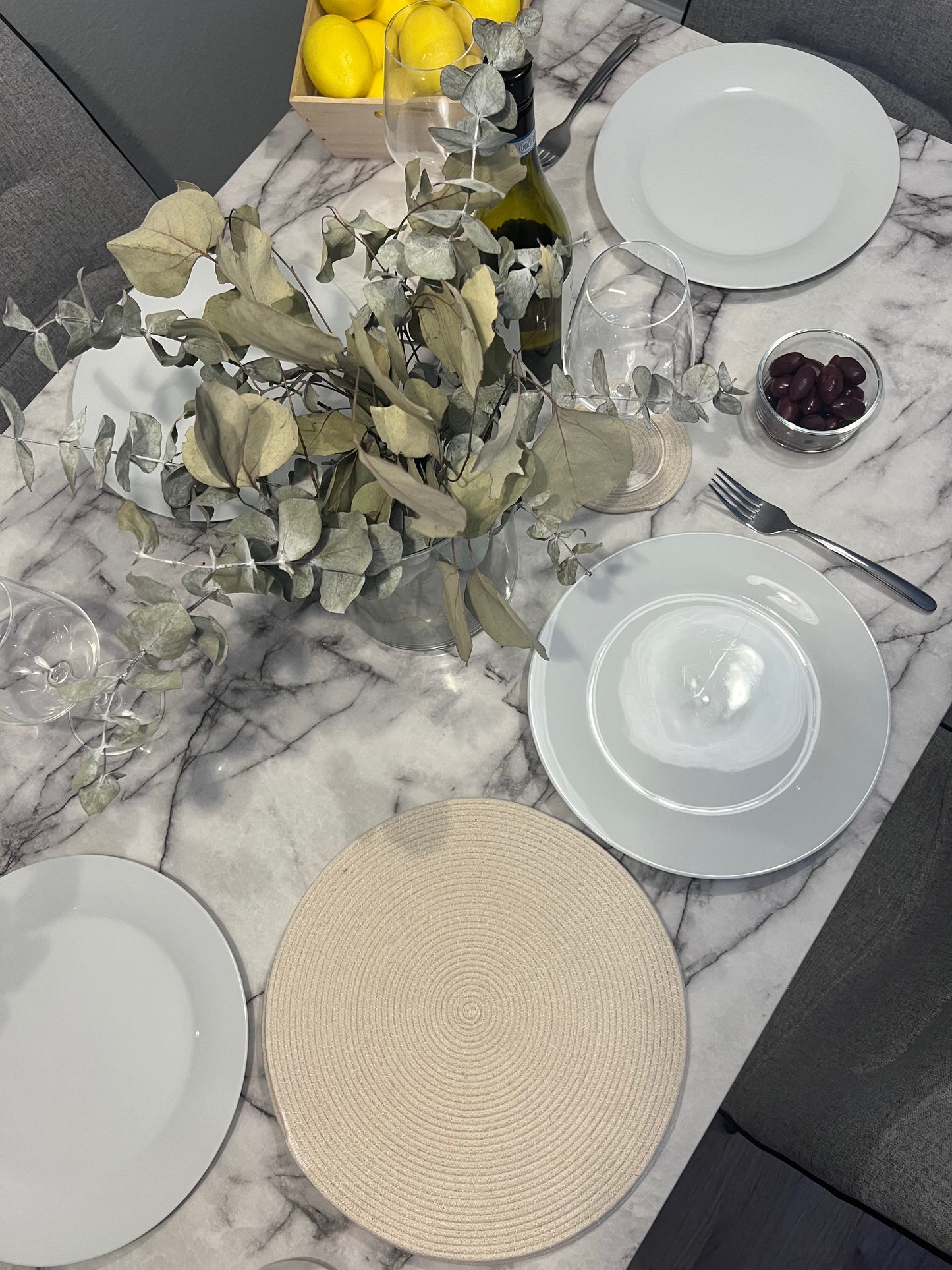 Natural Beige Table Placemats | Pack of Four (4)